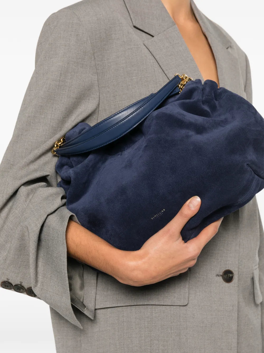Demellier Medium Miami Suede Shoulder Bag — Same as shown — Size One Size — Side View