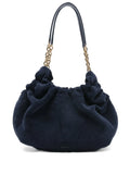Demellier Medium Miami Suede Shoulder Bag — Same as shown — Size One Size — Front View