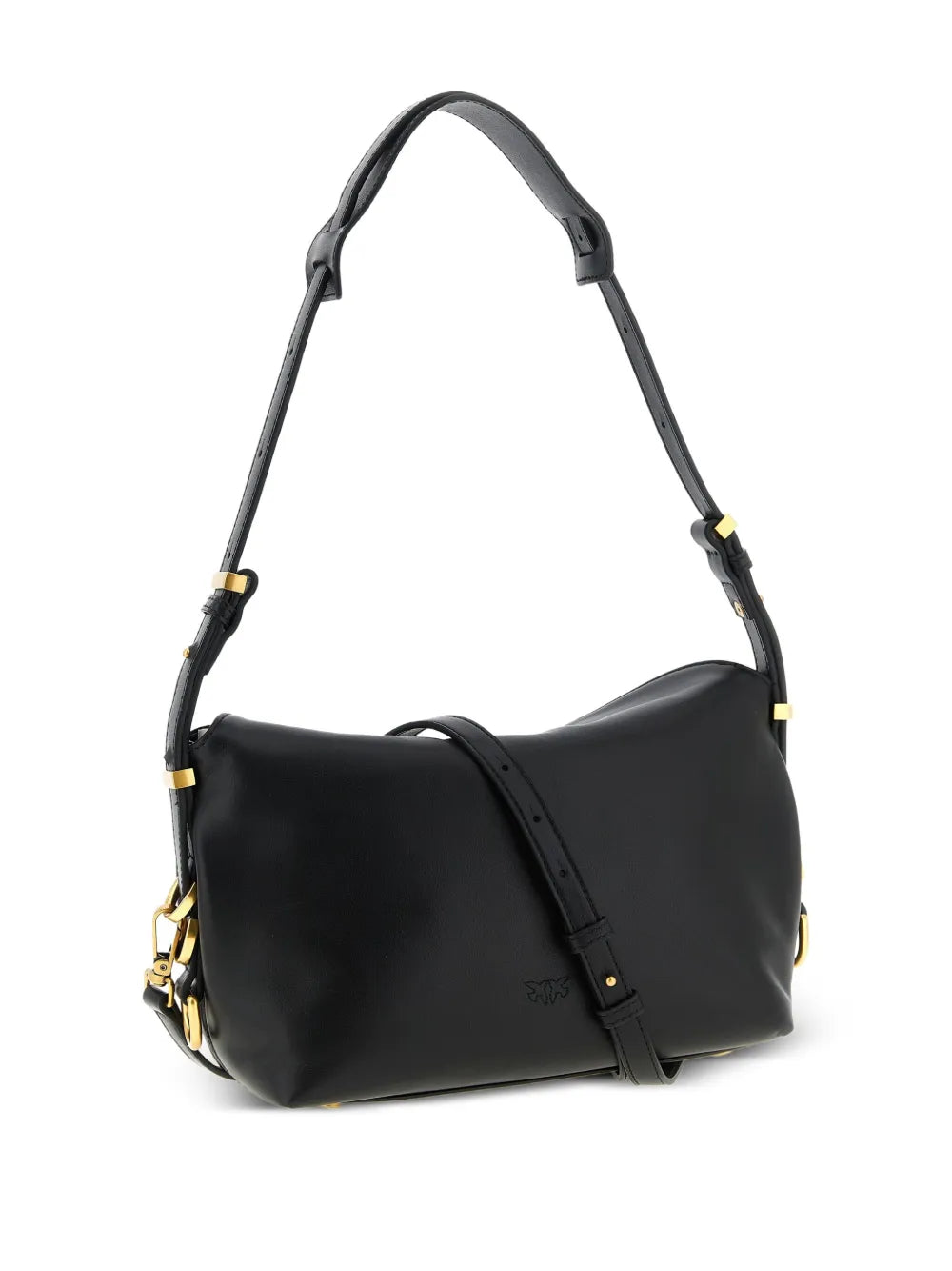 Pinko Engraved Rings Saddle Shoulder Bag — Same as shown — Size One Size — Side View
