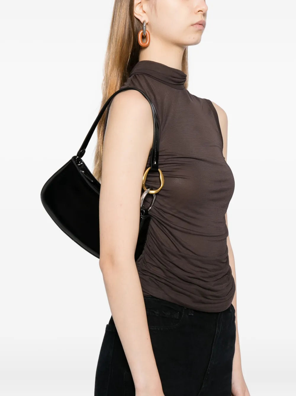 Staud Ollie Shoulder Bag — Same as shown — Size One Size — Side View