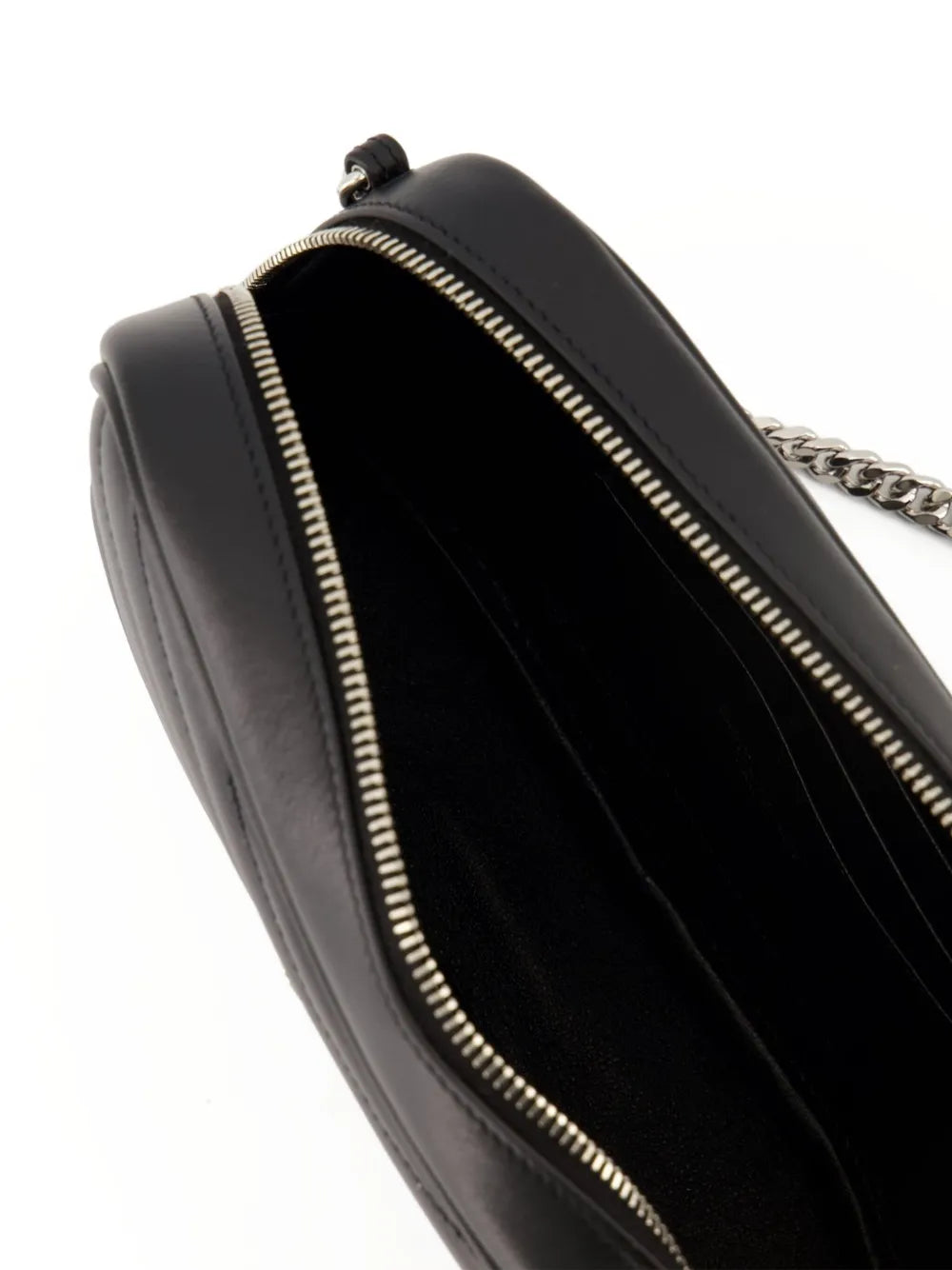 Saint Laurent Mini Lou Chevron Logo Shoulder Bag — Same as shown — Size One Size — Top View