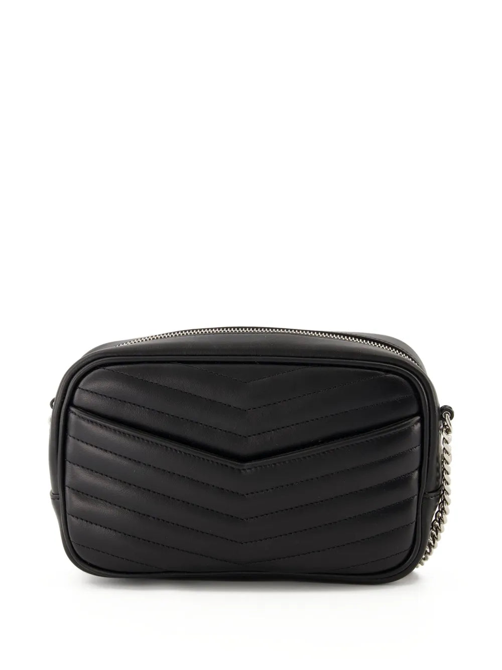 Saint Laurent Mini Lou Chevron Logo Shoulder Bag — Same as shown — Size One Size — Side View