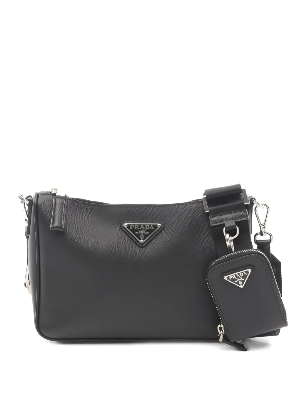 Prada Pre Owned 2020S Saffiano Leather Shoulder Bag — Same as shown — Size One Size — Front View