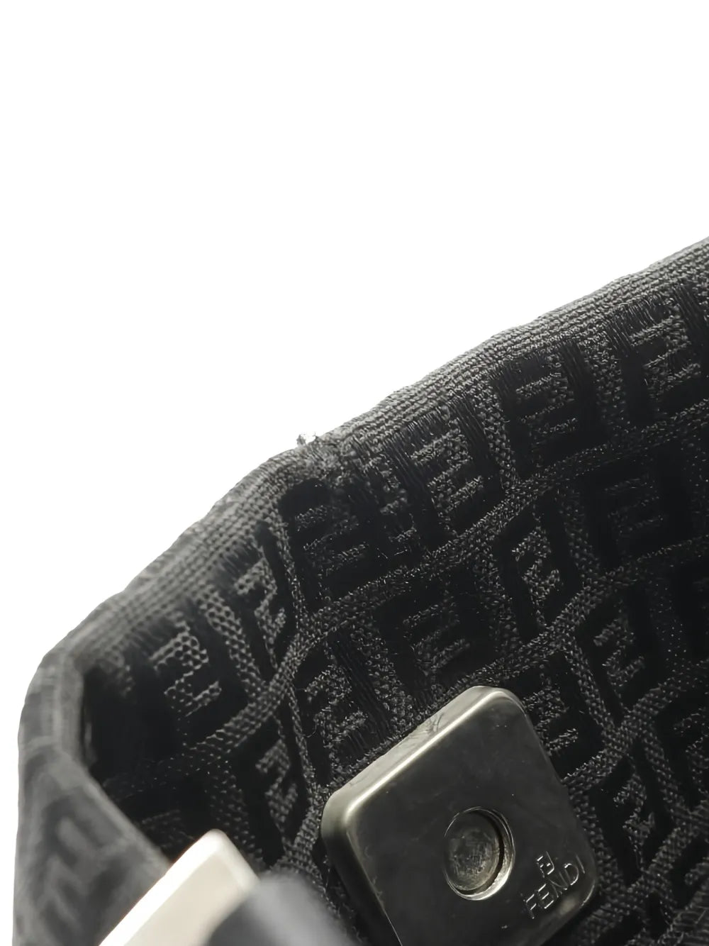 Fendi Pre Owned 2000S Zucchino Patterned Leather Shoulder Bag — Same as shown — Size One Size — Detail View