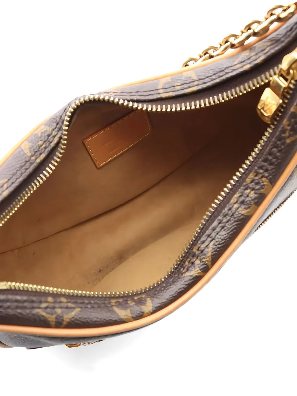 Louis Vuitton Pre Owned 2021S Monogram Chain Loop Shoulder Bag — Same as shown — Size One Size — Top View