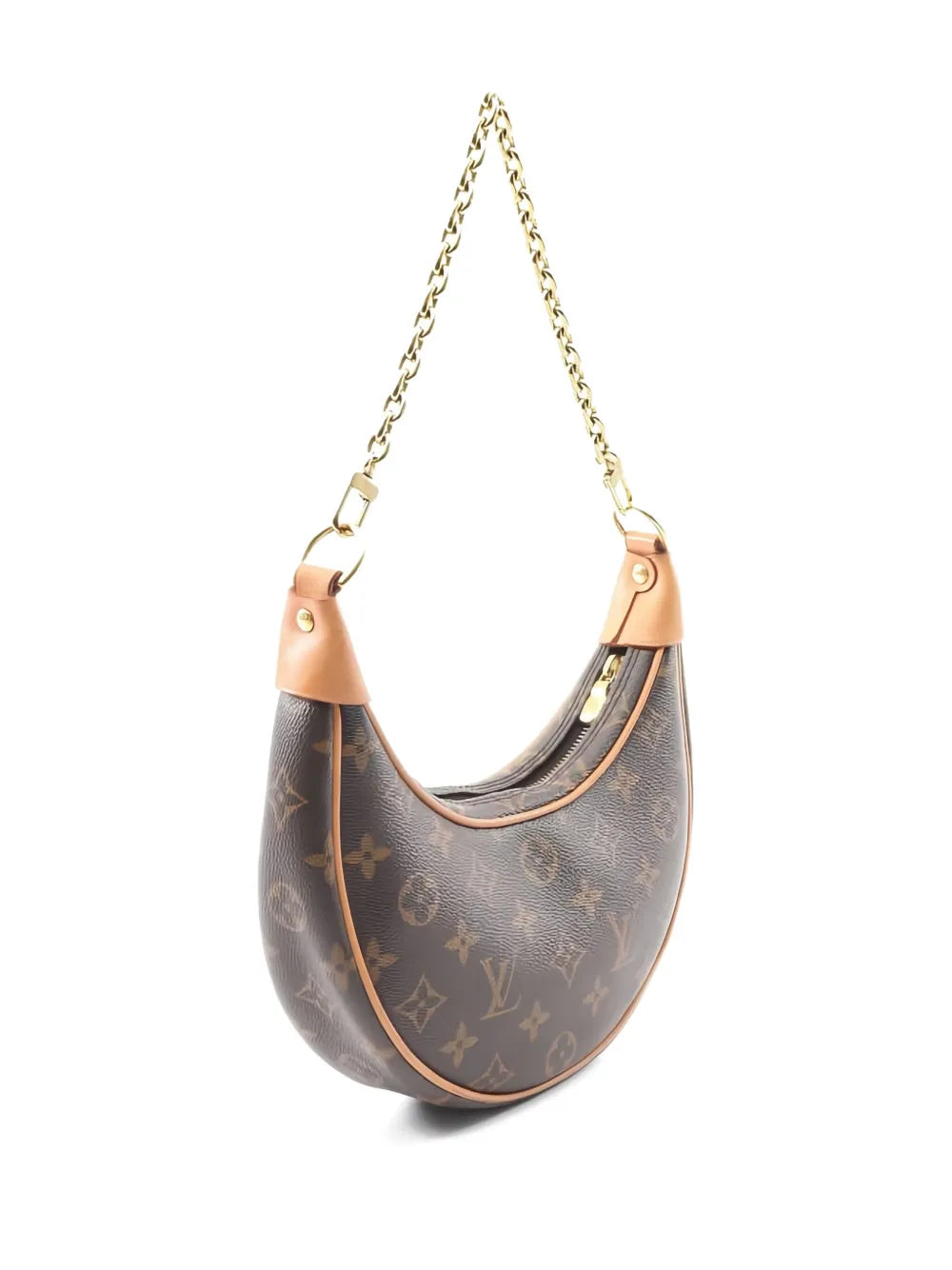 Louis Vuitton Pre Owned 2021S Monogram Chain Loop Shoulder Bag — Same as shown — Size One Size — Side View