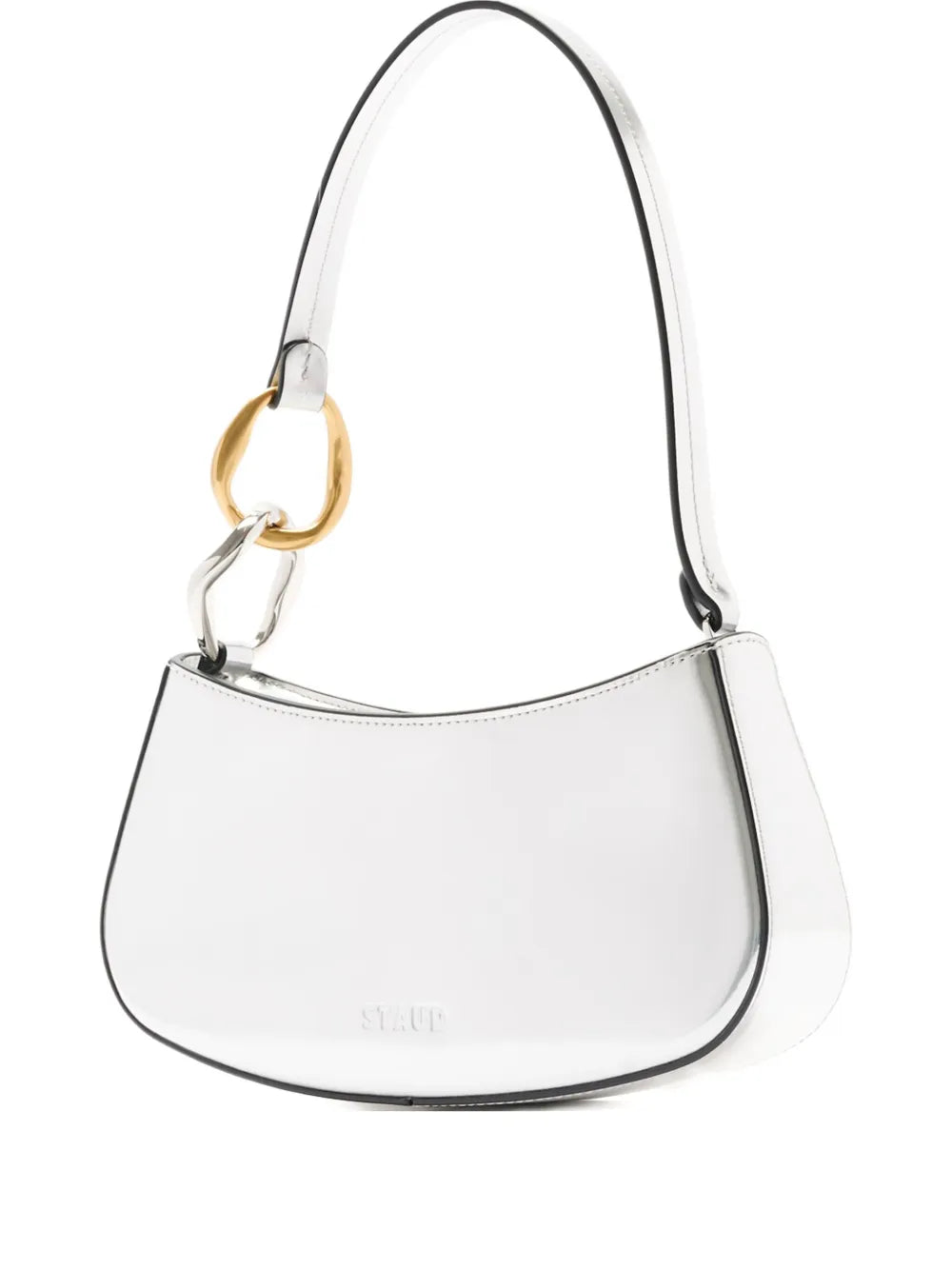 Staud Small Ollie Chain Shoulder Bag — Same as shown — Size One Size — Front View