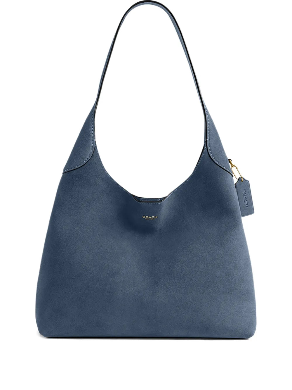 Coach Suede Tote Bag — Same as shown — Size One Size — Front View