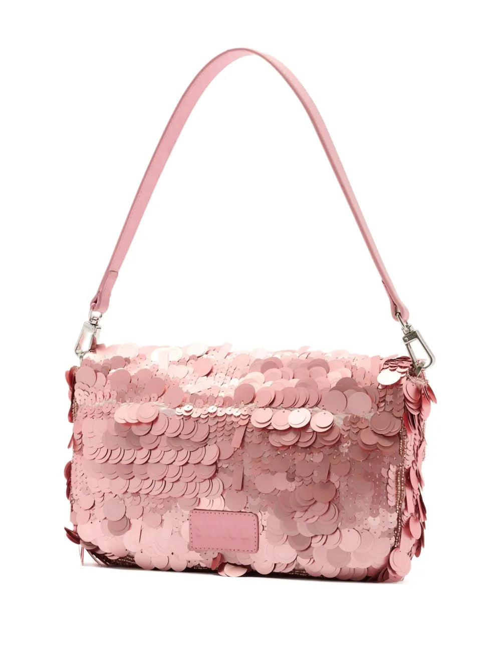 Staud Timmy Sequin Embellished Shoulder Bag — Same as shown — Size One Size — Side View