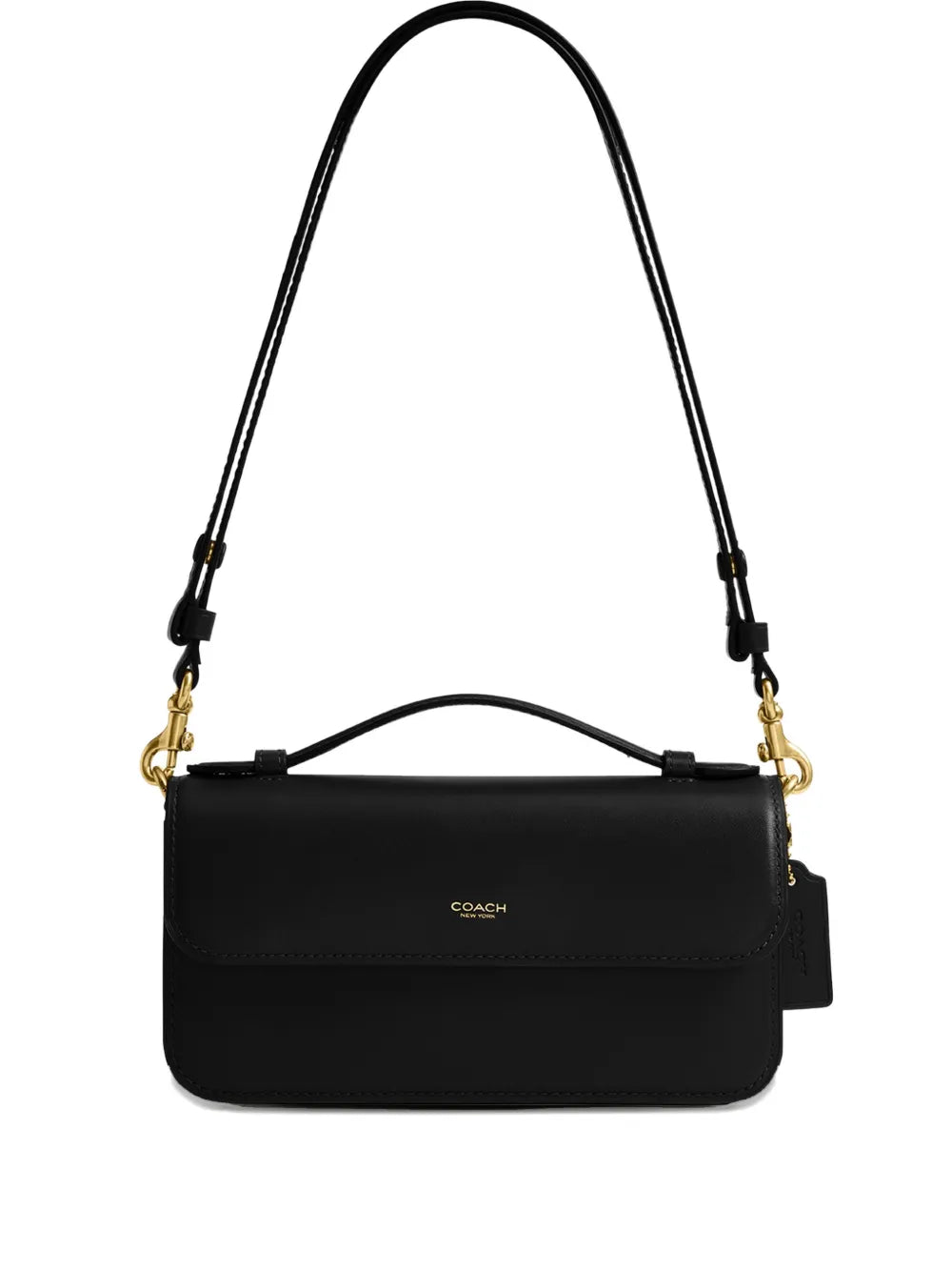 Coach Elora Leather Crossbody Bag — Same as shown — Size One Size — Front View
