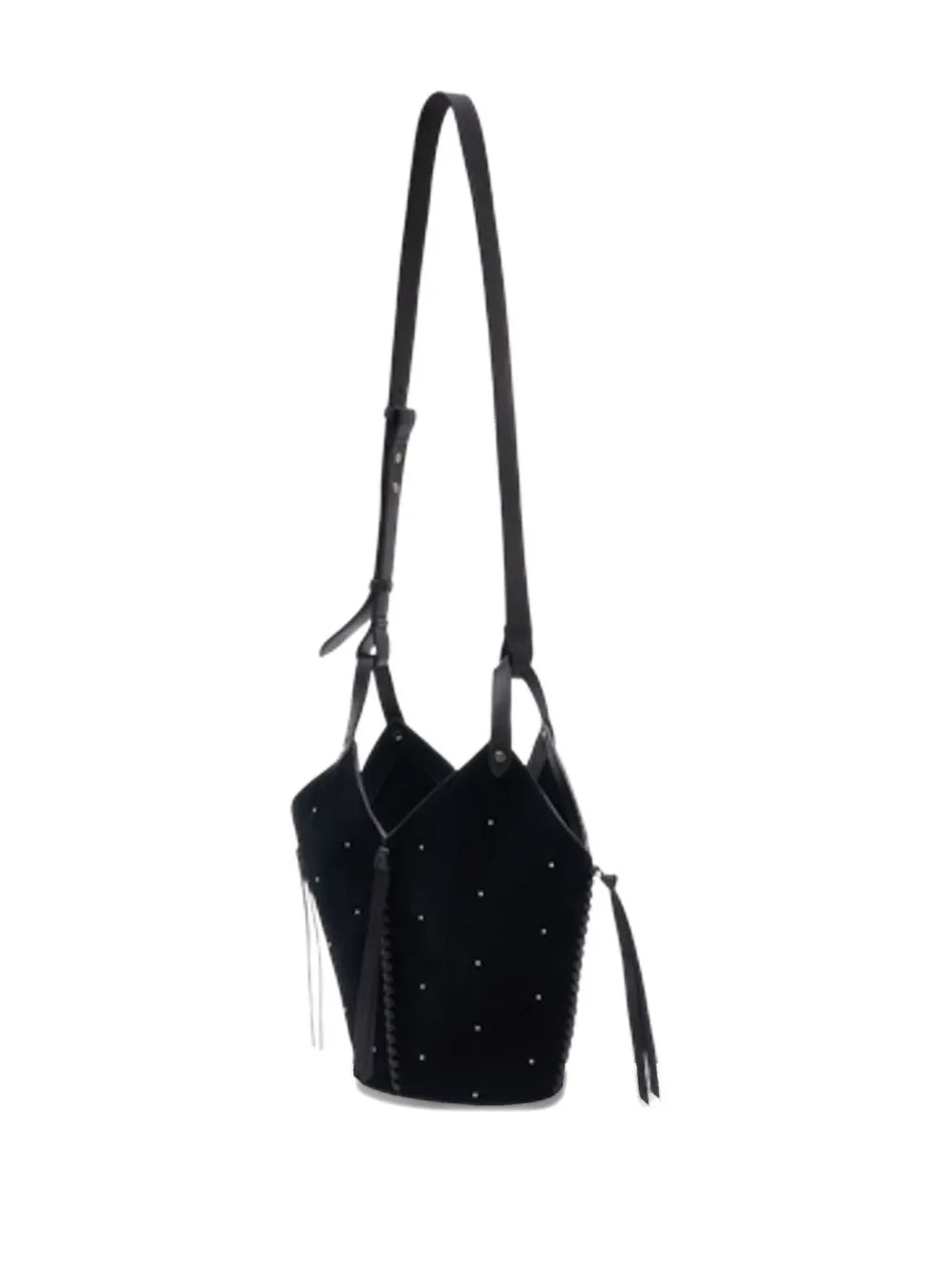 Isabel Marant Tampa Studded Shoulder Bag — Same as shown — Size One Size — Back View