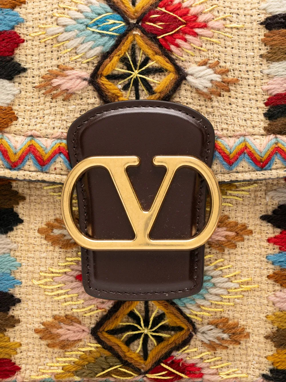 Valentino Garavani Embroidered Shoulder Bag — Same as shown — Size One Size — Top View