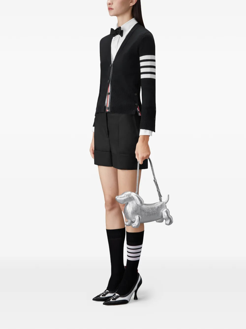 Thom Browne Baby Hector Shoulder Bag — Same as shown — Size One Size — Side View