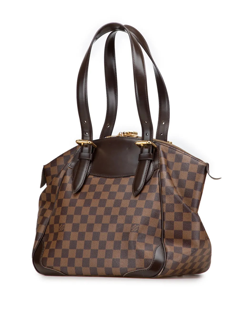 Louis Vuitton Pre Owned 2010 Damier Ebene Verona Mm Shoulder Bag — Same as shown — Size One Size — Back View