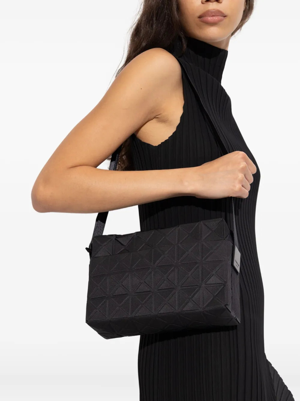 Bao Bao Issey Miyake Geometric Pattern Shoulder Bag — Same as shown — Size One Size — Side View