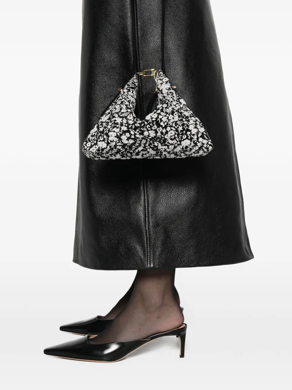 Toteme Bevel Floral Shoulder Bag — Same as shown — Size One Size — Side View