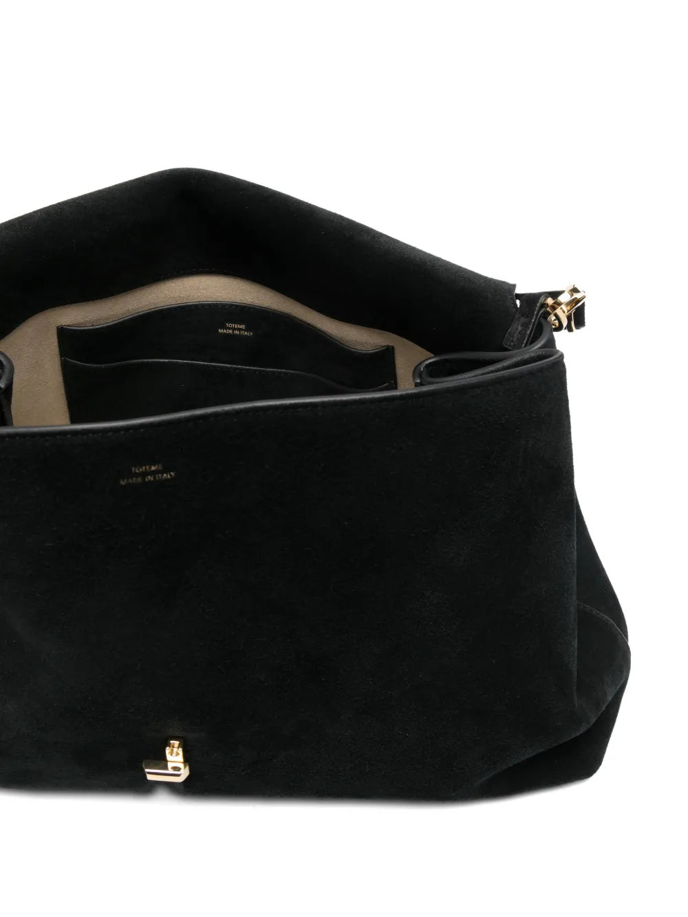 Toteme T Lock Suede Sholder Bag — Same as shown — Size One Size — Detail View