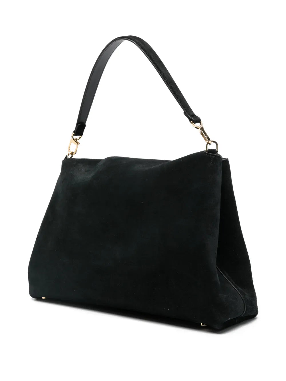 Toteme T Lock Suede Sholder Bag — Same as shown — Size One Size — Back View