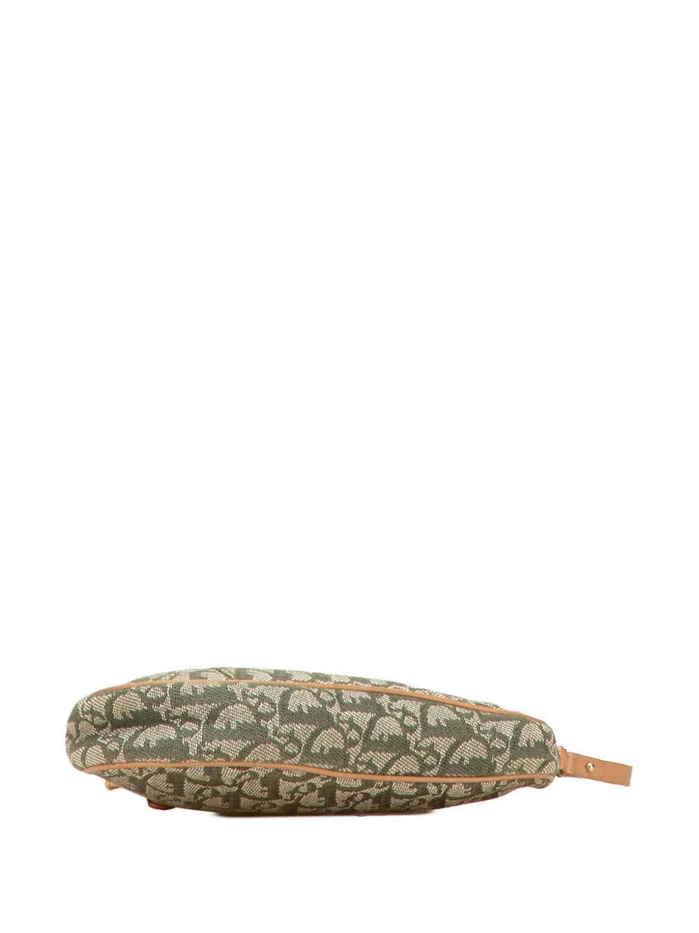 Christian Dior Pre Owned 2001 Mini Diorissimo Canvas Saddle Pochette Shoulder Bag — Same as shown — Size One Size — Top View