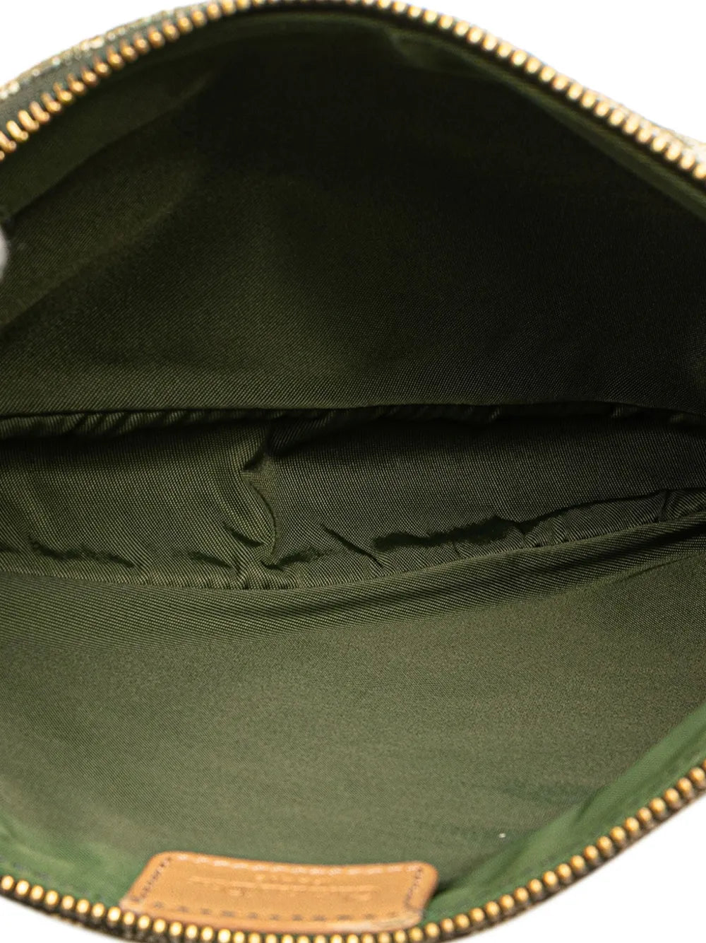 Christian Dior Pre Owned 2001 Mini Diorissimo Canvas Saddle Pochette Shoulder Bag — Same as shown — Size One Size — Detail View
