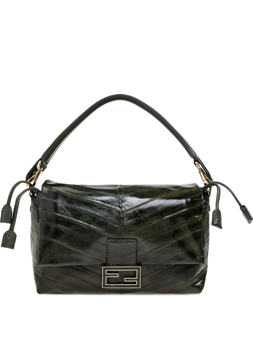 Fendi Chevron Shoulder Bag — Same as shown — Size One Size — Front View
