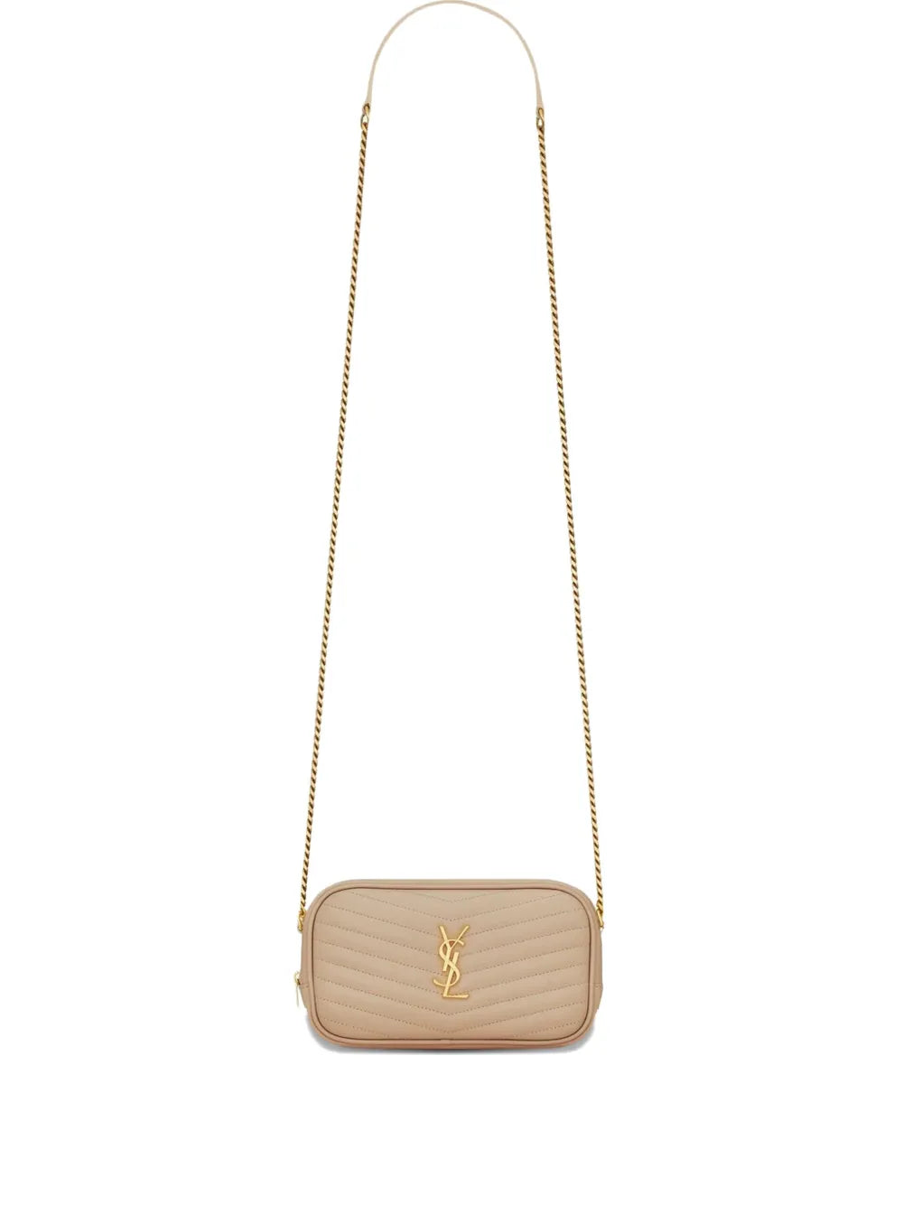 Saint Laurent Quilted Leather Mini Bag — Same as shown — Size One Size — Front View