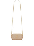 Saint Laurent Quilted Leather Mini Bag — Same as shown — Size One Size — Front View