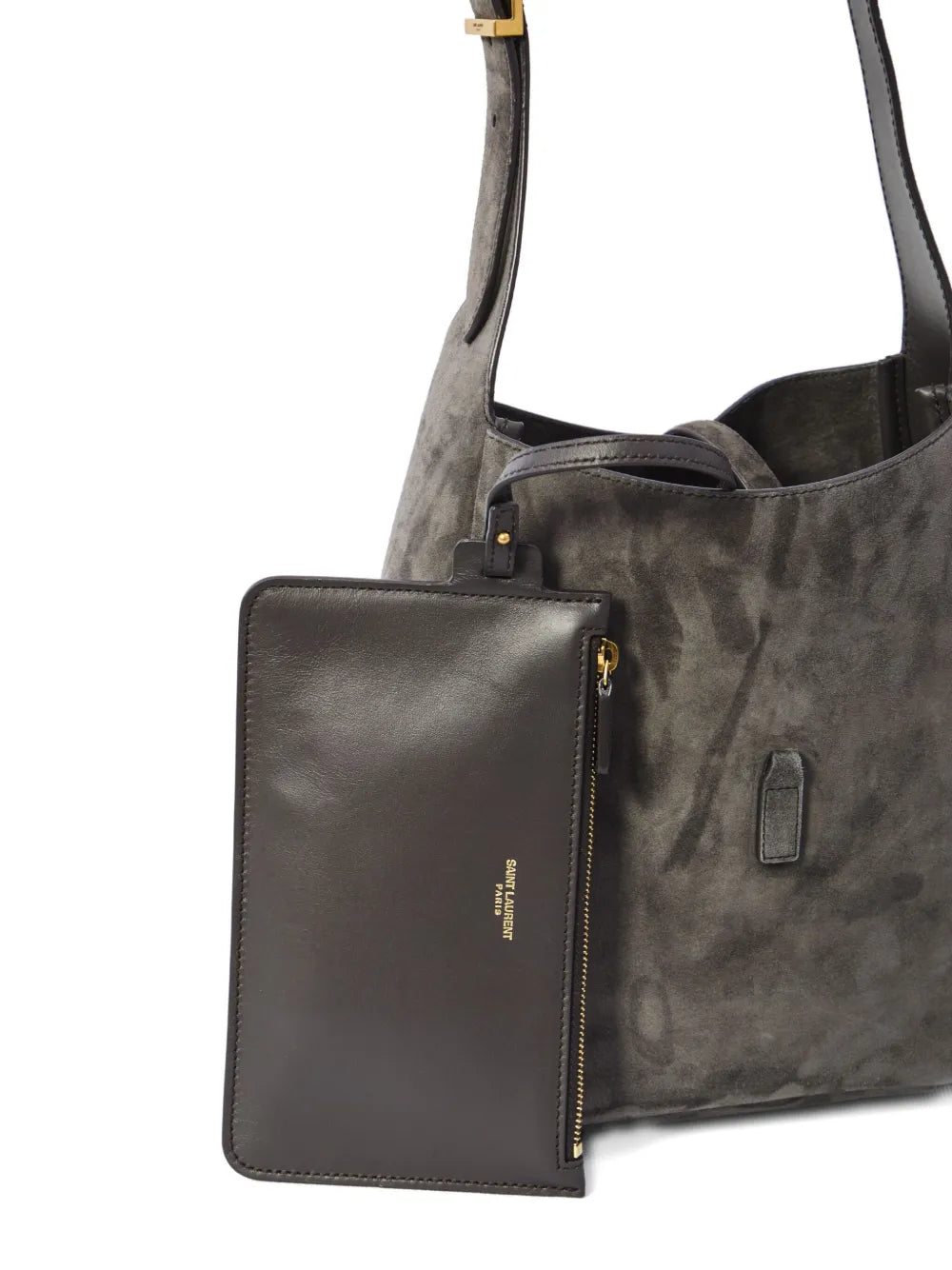 Saint Laurent Small Le 5 A 7 Hook Closure Bag — Same as shown — Size One Size — Top View