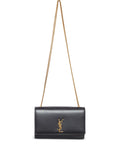 Saint Laurent Kate Leather Shoulder Bag — Same as shown — Size One Size — Front View