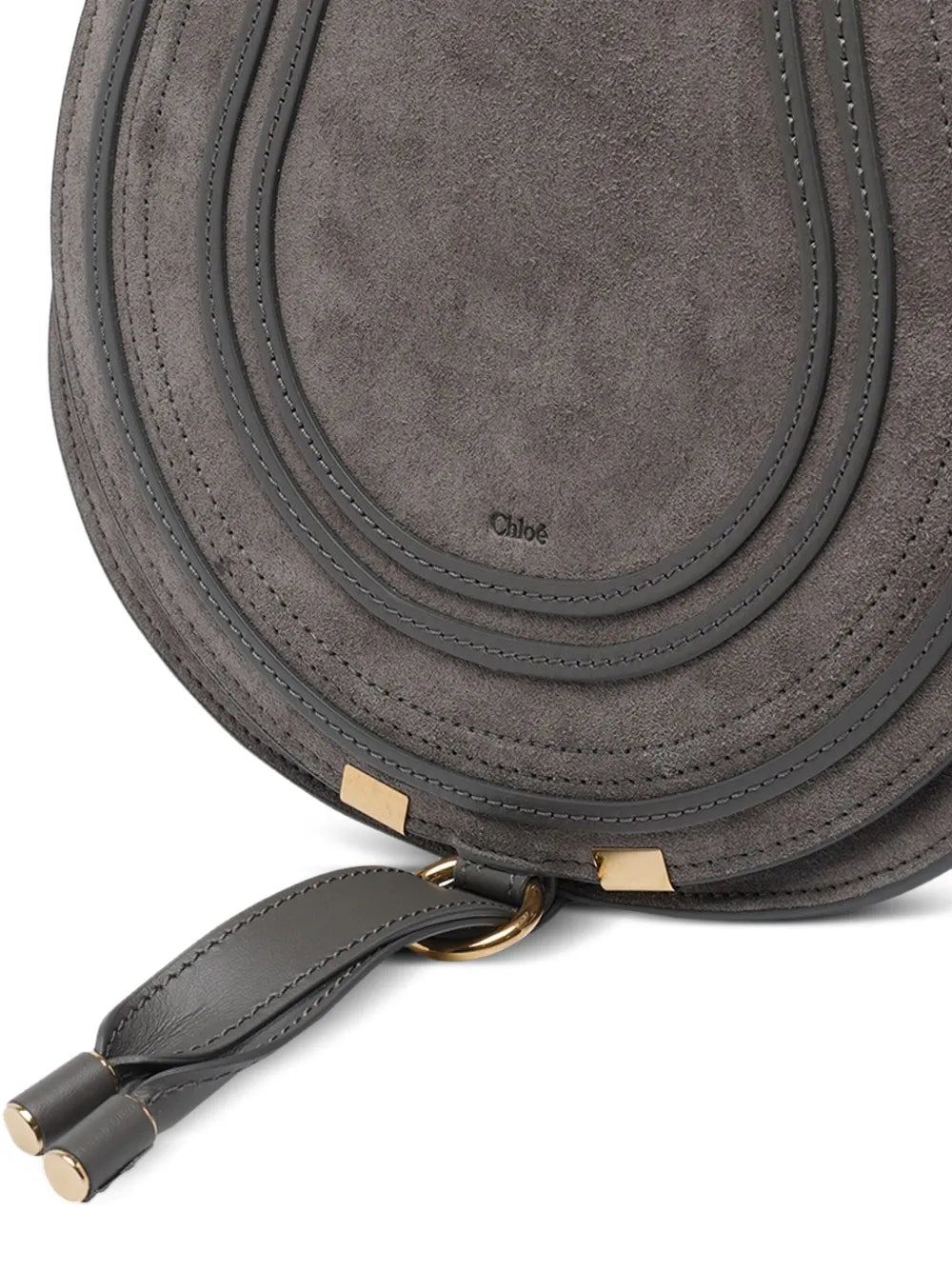 Chloe Marcie Suede Crossbody Bag — Same as shown — Size One Size — Top View
