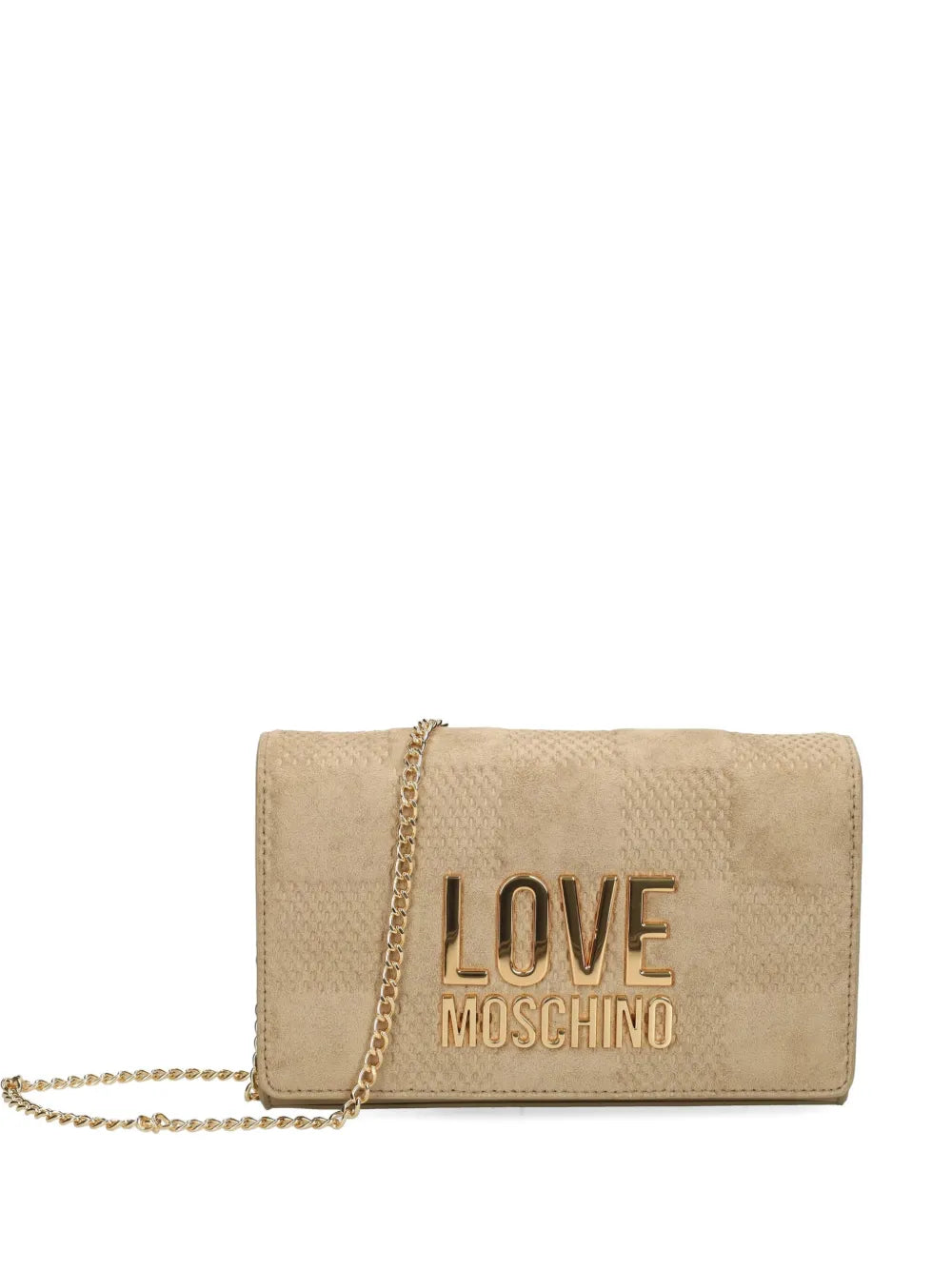 Love Moschino Chain Strap Logo Plaque Shoulder Bag — Same as shown — Size One Size — Front View
