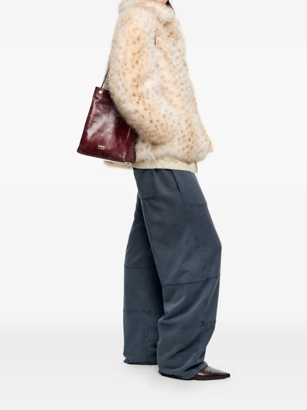 Bimba Y Lola Carlino Studded Shoulder Bag — Same as shown — Size One Size — Side View