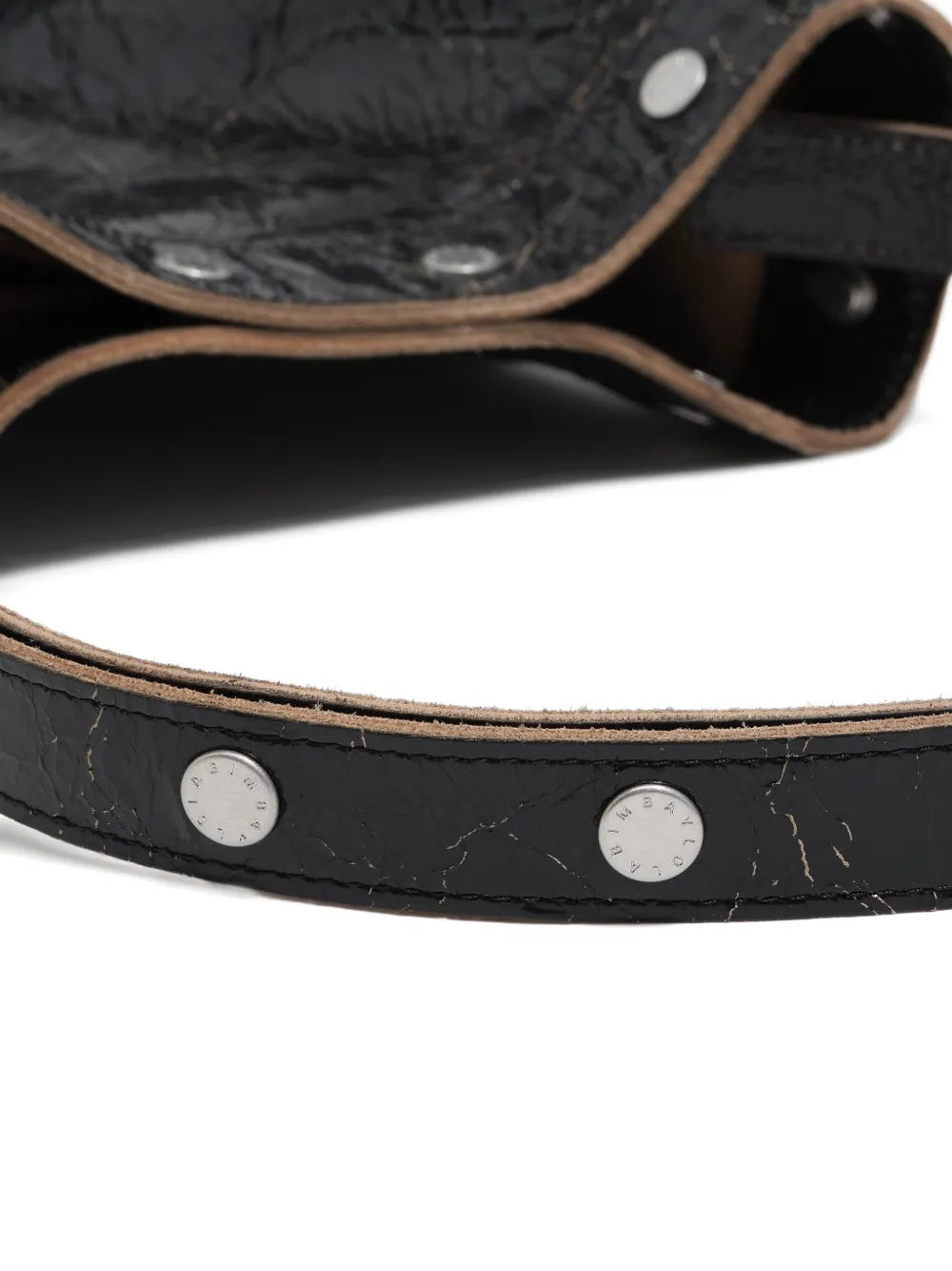 Bimba Y Lola Carlino Studded Leather Shoulder Bag — Same as shown — Size One Size — Top View
