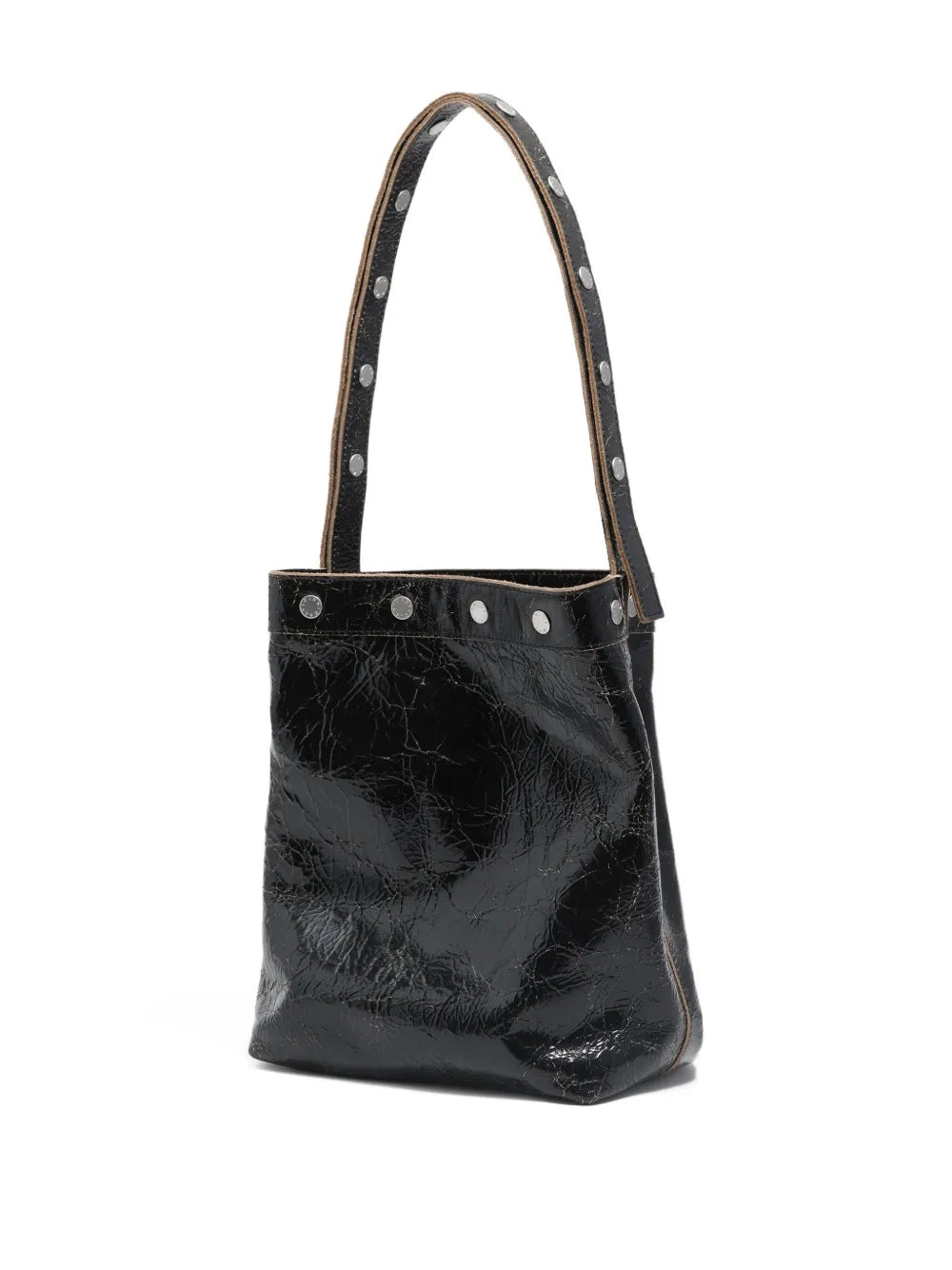 Bimba Y Lola Carlino Studded Leather Shoulder Bag — Same as shown — Size One Size — Detail View