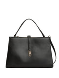 Tommy Hilfiger Top Handles Logo Plaque Shoulder Bag — Same as shown — Size One Size — Front View