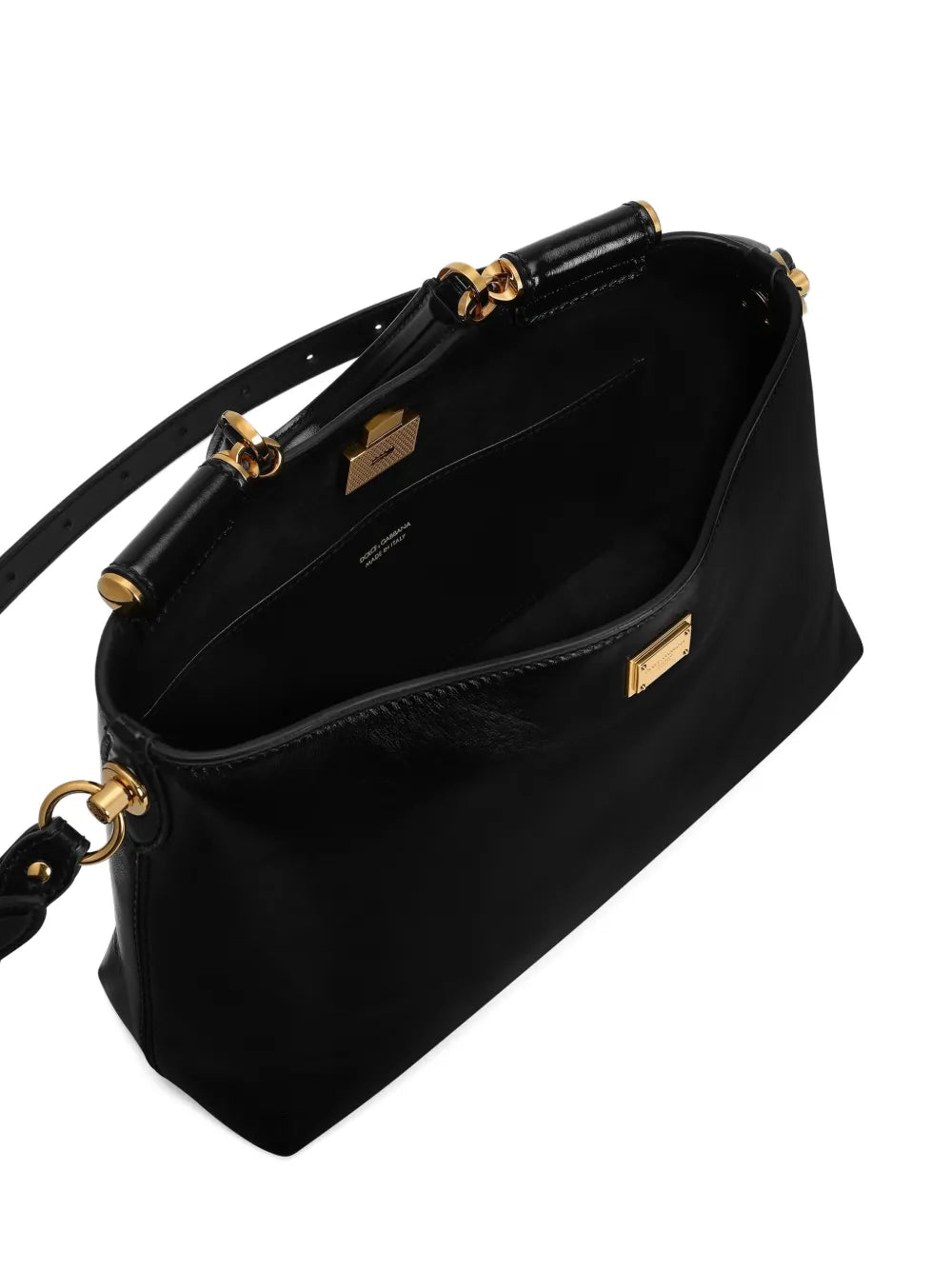 Dolce Gabbana Vittoria Leather Tote Bag — Same as shown — Size One Size — Top View
