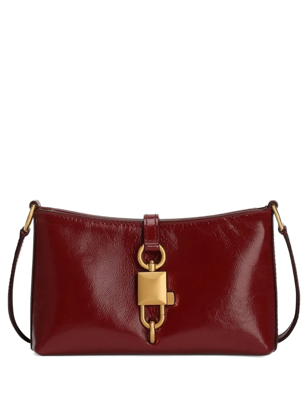 Dolce Gabbana Buckle Shoulder Bag — Same as shown — Size One Size — Front View