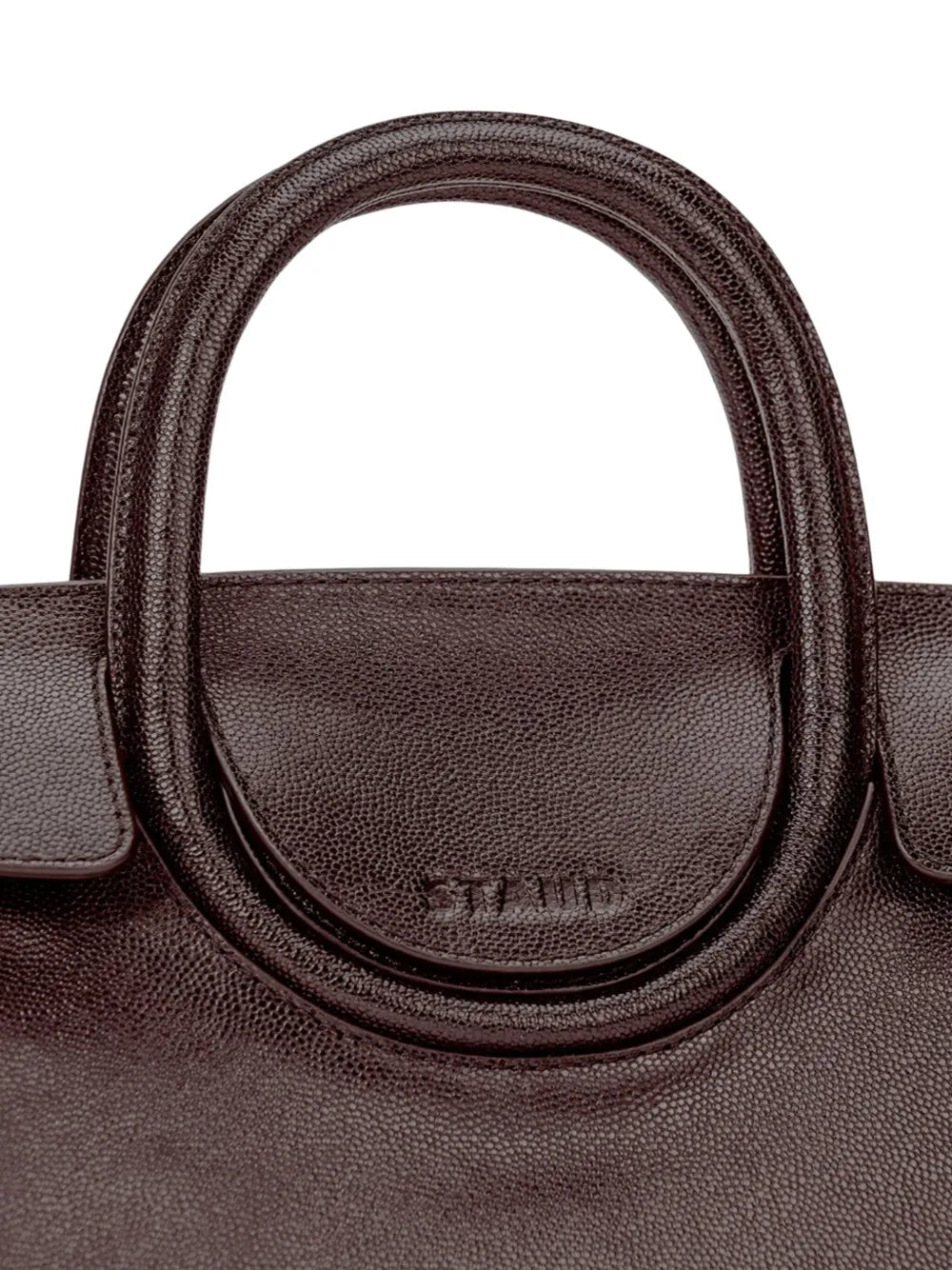 Staud Mini Maude Top Zip Shoulder Bag — Same as shown — Size One Size — Detail View
