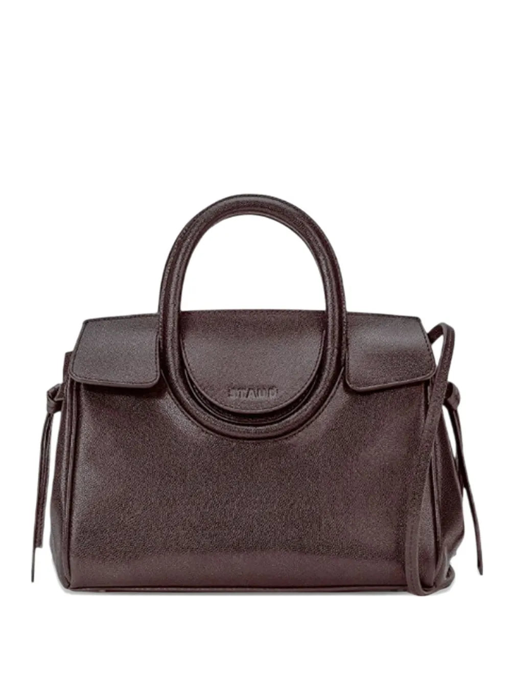 Staud Mini Maude Top Zip Shoulder Bag — Same as shown — Size One Size — Front View