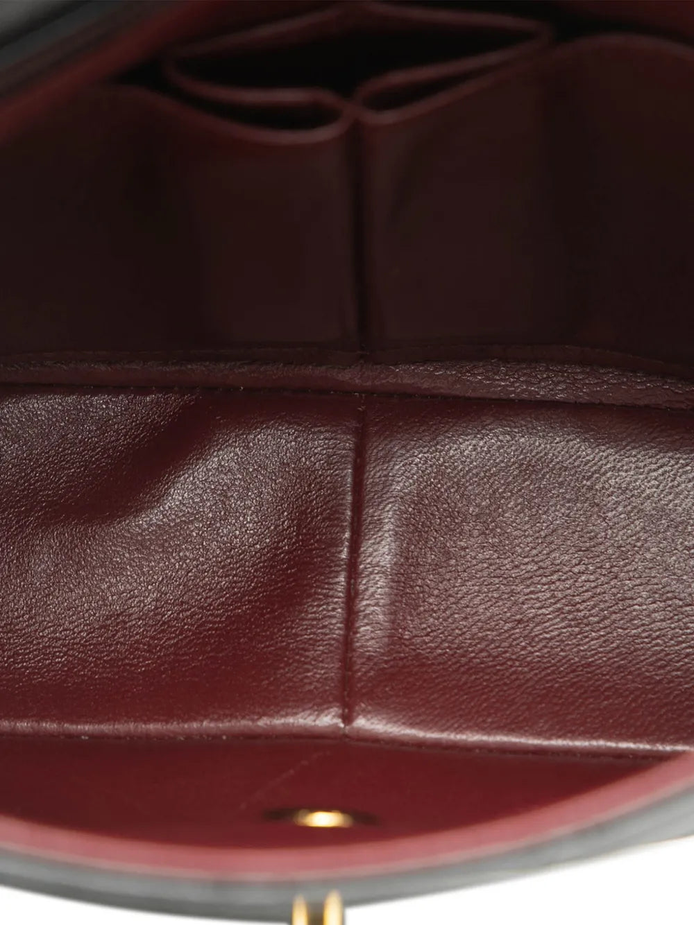 Chanel Pre Owned 1989 1991 Square Quilted Lambskin Single Flap Shoulder Bag — Same as shown — Size One Size — Detail View