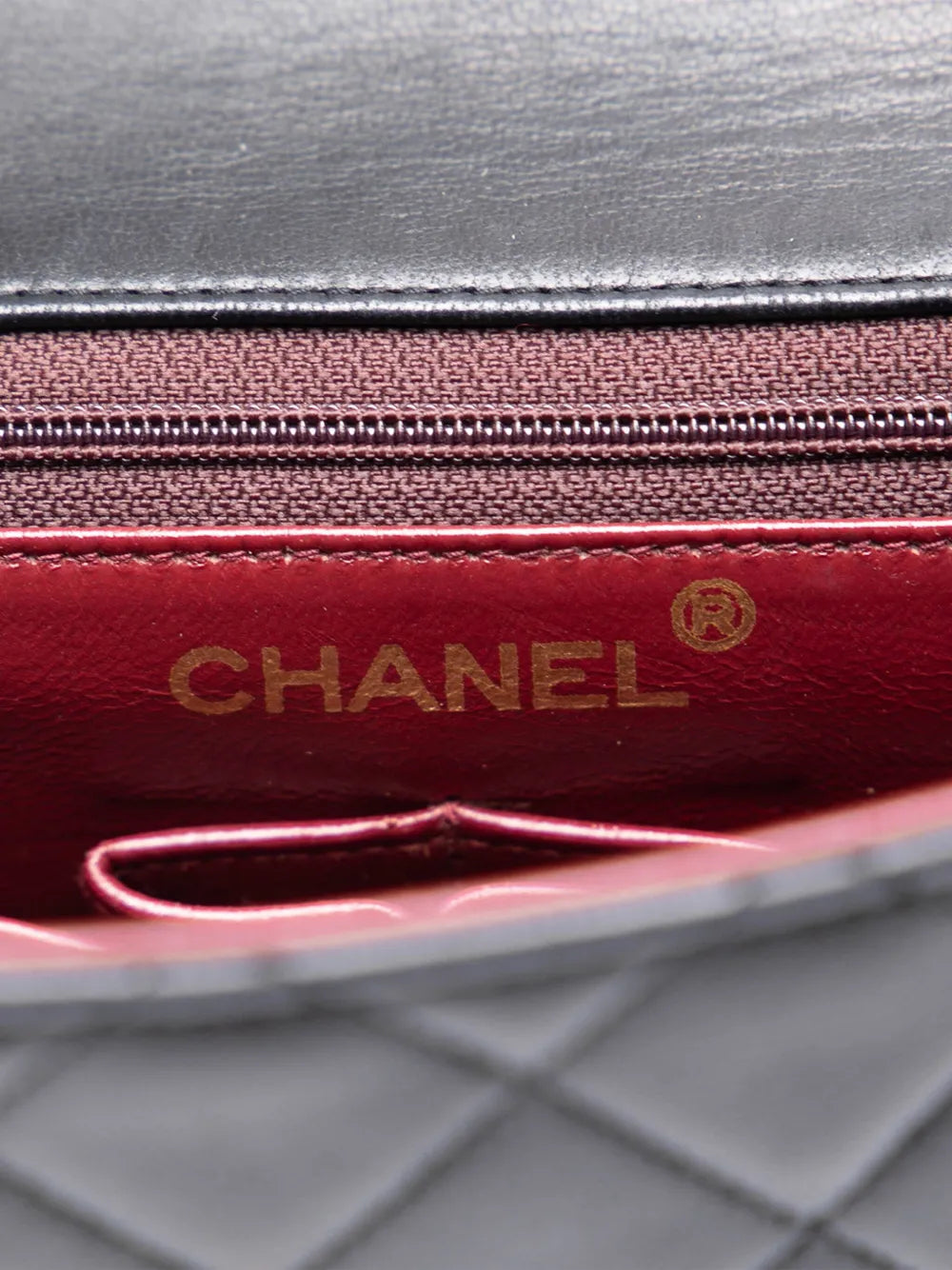 Chanel Pre Owned 1989 1991 Square Quilted Lambskin Single Flap Shoulder Bag — Same as shown — Size One Size — Lifestyle View