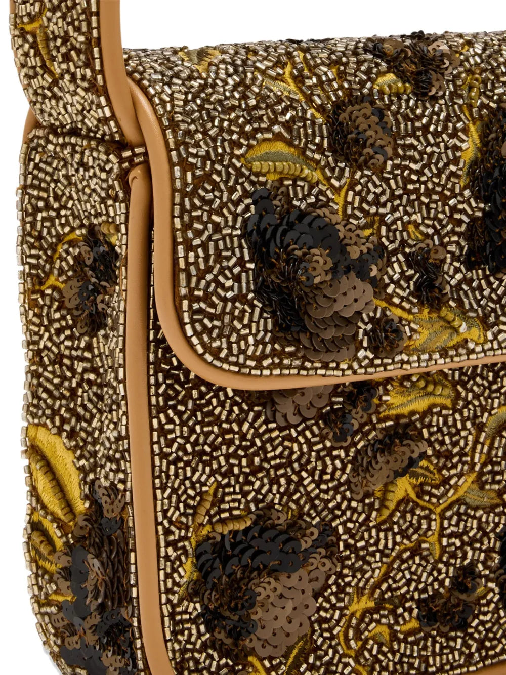 Staud Tommy Beaded Shoulder Bag — Same as shown — Size One Size — Back View