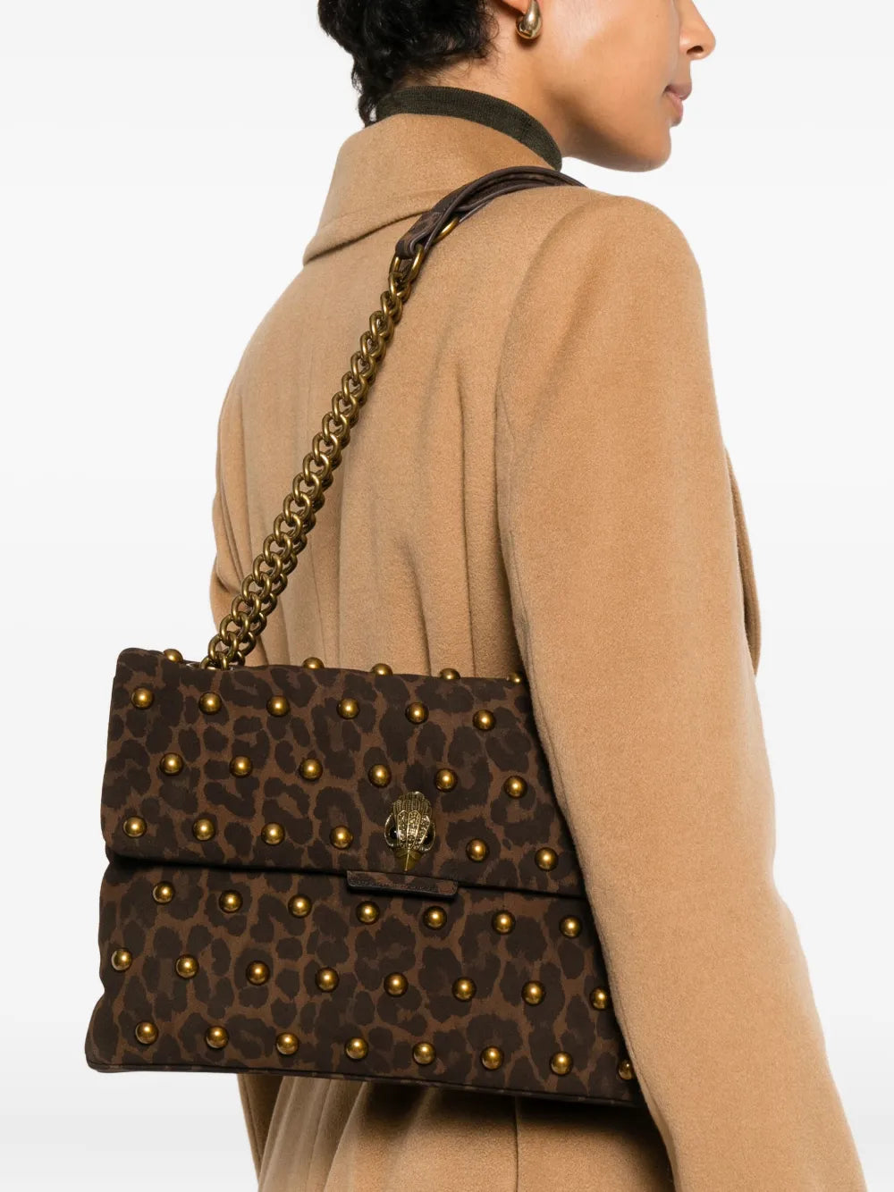 Kurt Geiger London Animal Print Shoulder Bag — Same as shown — Size One Size — Side View