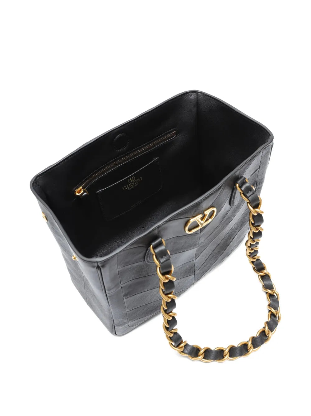 Valentino Garavani Leather Shoulder Bag — Same as shown — Size One Size — Back View
