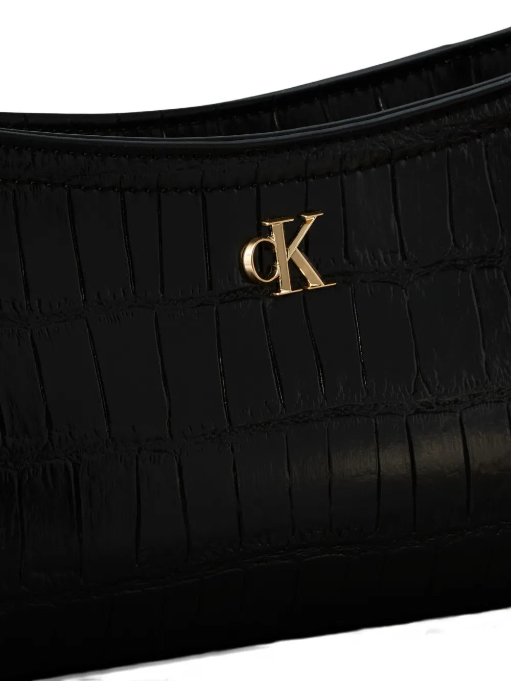 Calvin Klein Small Embossed Logo Shoulder Bag — Same as shown — Size One Size — Top View