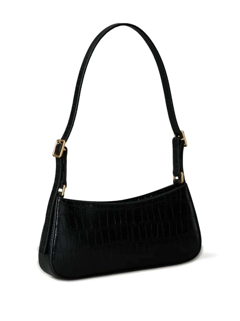 Calvin Klein Small Embossed Logo Shoulder Bag — Same as shown — Size One Size — Side View