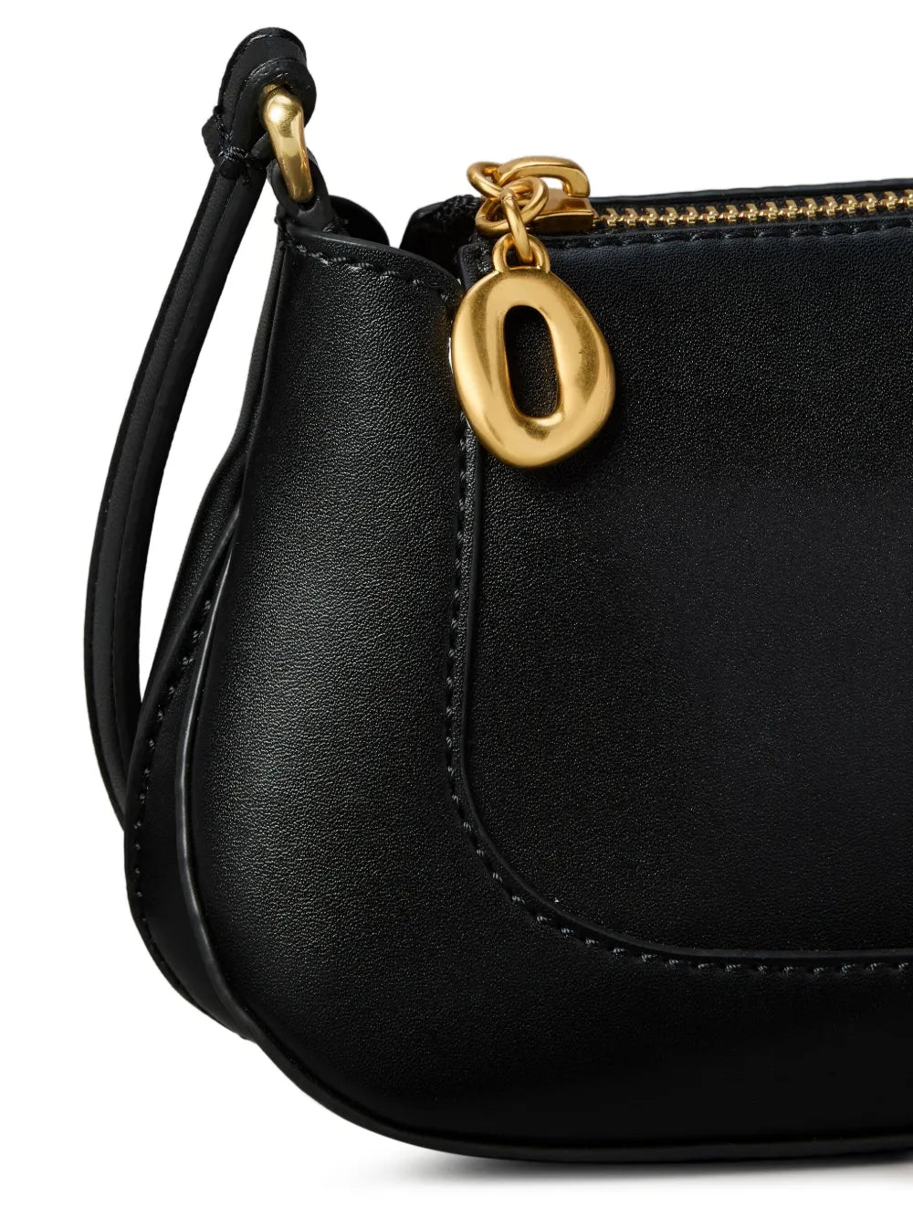 Calvin Klein Zip Charm Shoulder Bag — Same as shown — Size One Size — Back View