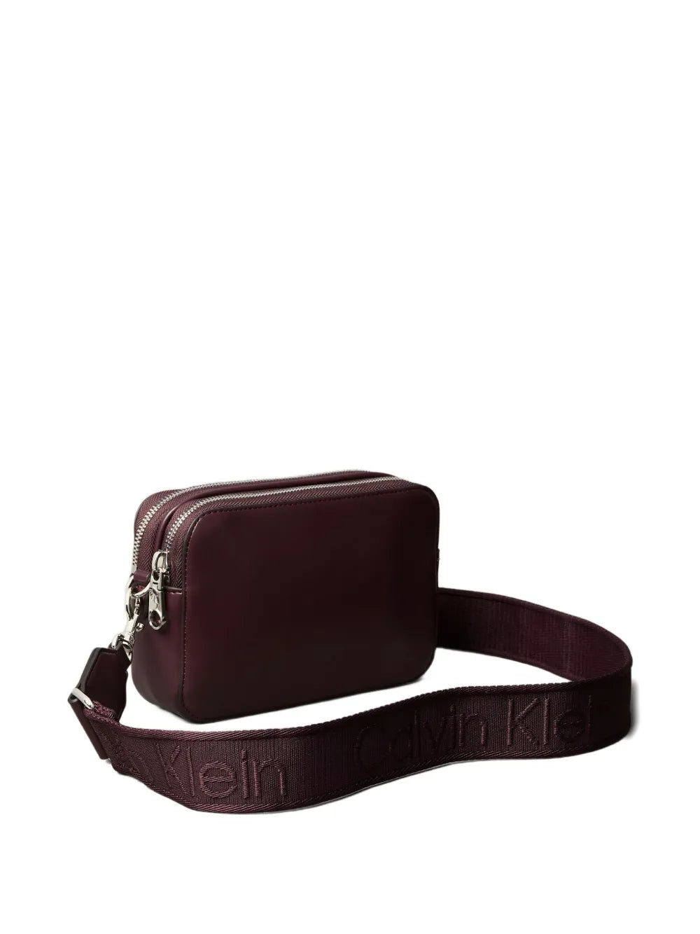 Calvin Klein Zip Shoulder Bag — Same as shown — Size One Size — Side View