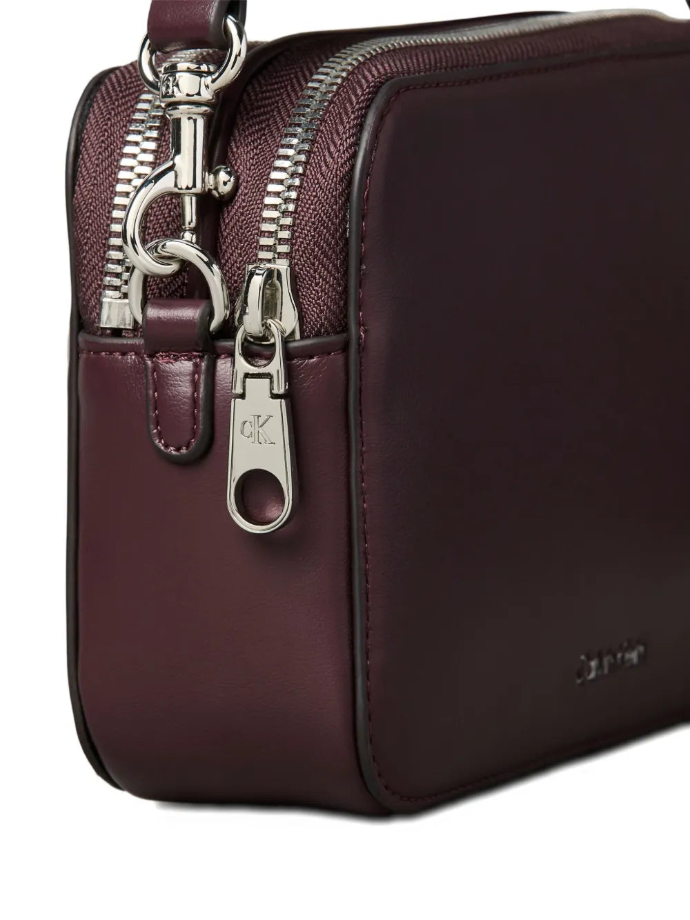 Calvin Klein Zip Shoulder Bag — Same as shown — Size One Size — Back View