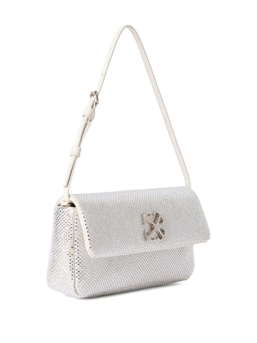 Off White Jitney Shoulder 07 Strass Shoulder Bag — Same as shown — Size One Size — Back View